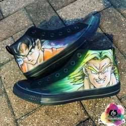 Airbrush Dragon Ball Shoe Design shoes