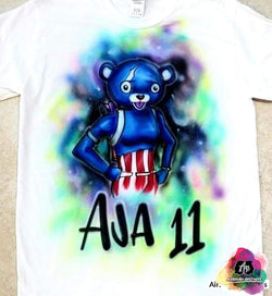 sonic airbrush t-shirt custom airbrush birthday shirts Airbrush Fireworks Team Leader Cartoon Design Success