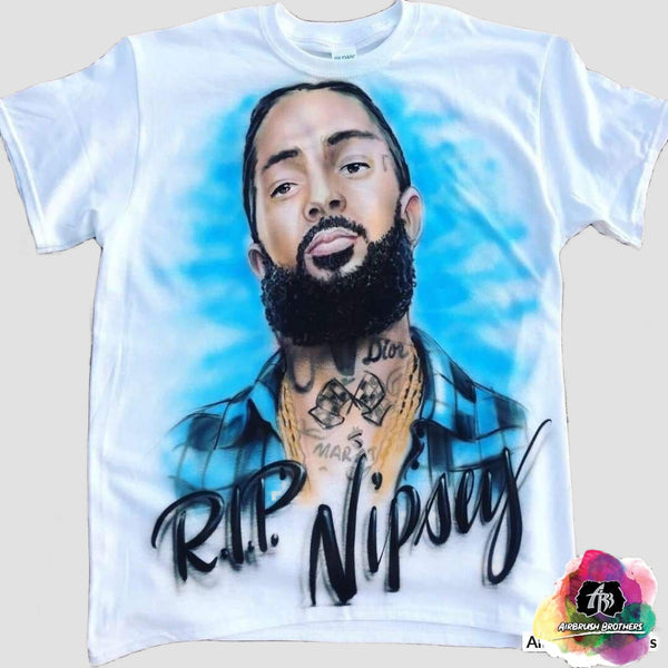 airbrush custom spray paint  Airbrush Memorial Portrait shirts hats shoes outfit  graffiti 90s 80s design t-shirts  AirbrushBrothers Shirt