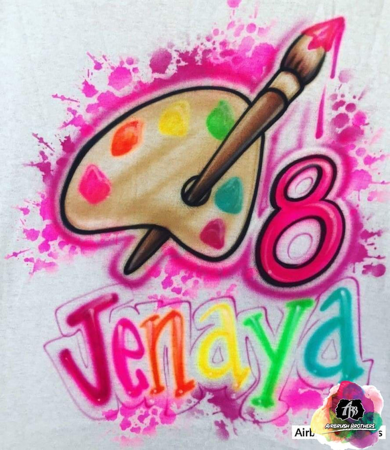 Airbrushed birthday shirts clearance