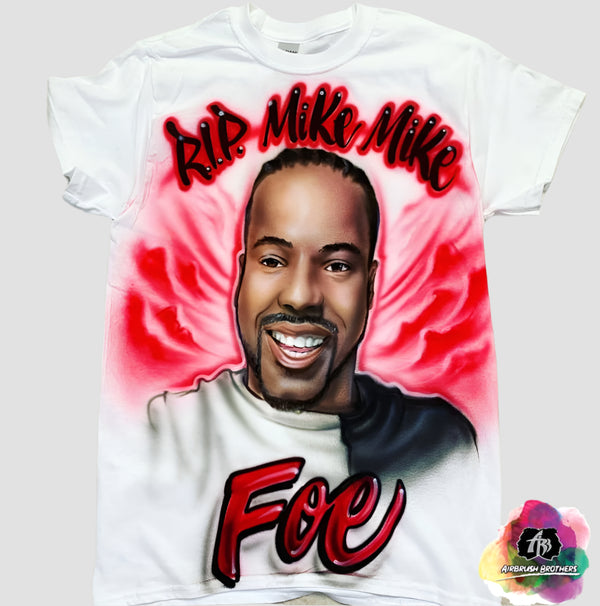 airbrush custom spray paint  Airbrush R.I.P. Design shirts hats shoes outfit  graffiti 90s 80s design t-shirts  Airbrush Brothers Shirt