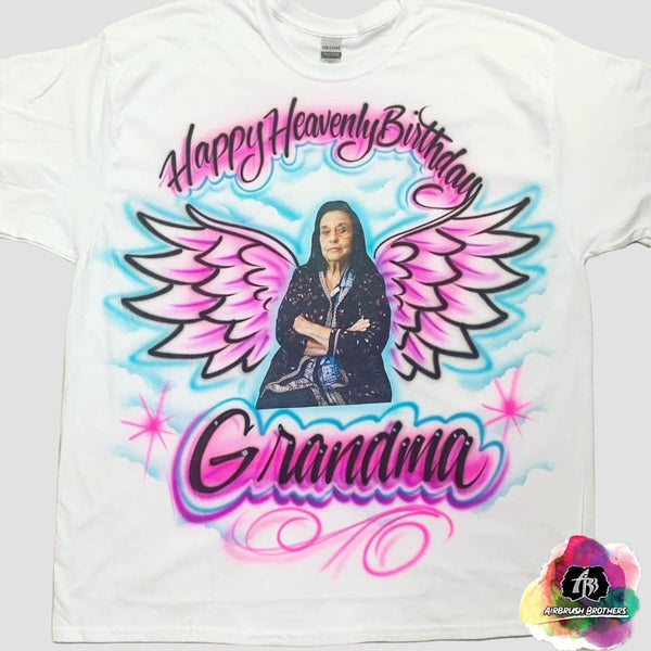 airbrush custom spray paint  Copy of Airbrush Will Never be Forgotten Design shirts hats shoes outfit  graffiti 90s 80s design t-shirts  Airbrush Brothers Shirt