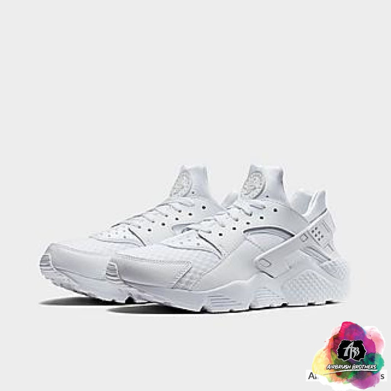 Airbrush Custom Multi-Color Neon Shoes Design